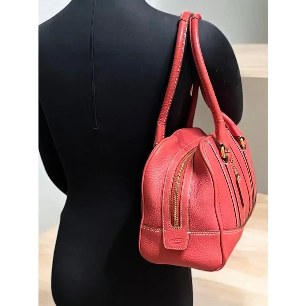 Y2K Coach 10526 Hamilton Pebble Leather Satchel Bag